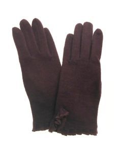 DENTS Ladies Soft Warm Unlined Acrylic Gloves Gloves Warm Winter - Claret
