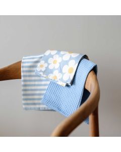 100% Cotton Linen Tea Towels - Daisy Dream