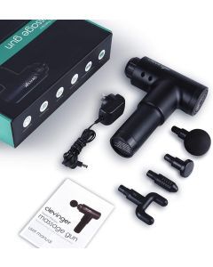 Ultimate 4 Heads LCD Massage Gun Percussion Massager Muscle Therapy Deep Tissue