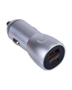 30W USB-A & USB-C Dual Port Quick Charge Car Charger for Android & iOS
