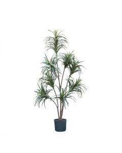 150cm Potted Faux Dracaena Tree Artificial Plant Green Flower