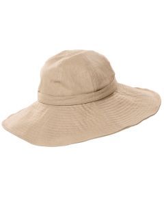GOORIN BROTHERS Maisie Cotton Floppy Style Hat - Natural (Wide Brim Cap - 605-9675)