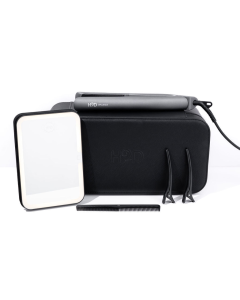 H2D Opulence Professional Ionic Hair Straightener w/ LED Mirror in Space Grey