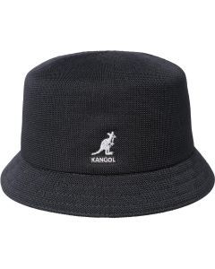 Kangol Tropic Bin Bucket Hat Summer Camping Fishing Beach Cap  - Black - XL