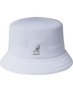 Kangol Tropic Bin Bucket Hat Summer Camping Fishing Beach Cap - White