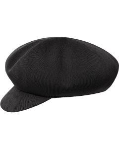 Kangol Tropic Halifax Military Hat Beret Newsboy Flat Cap - Black