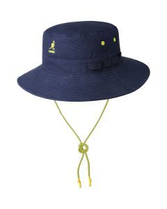 Kangol Utility Cords Jungle Hat Fishing Sun Cap Bucket Camping - Navy
