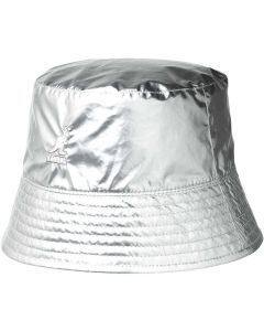 Kangol Mens Rave Reversible Sport Bucket Hat High Gloss Fashion Cap - Silver