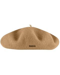 Kangol Anglobasque French Beret - Camel (100% Wool British Party Hat 0252HT)