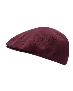 Kangol Tropic 504 Ventair Ivy Cap - Oxblood Red Small (Summer Flat Driving Hat 0290BC)