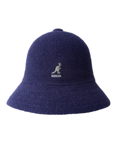 Kangol Bermuda Casual Bucket Hat - Navy Blue (Summer Camping Beach Fishing Cap 0397BC)