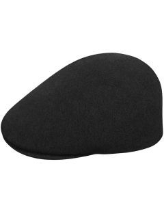 Kangol Seamless Wool 507 Cap - Black (Warm Winter Ivy Hat K0875FA)