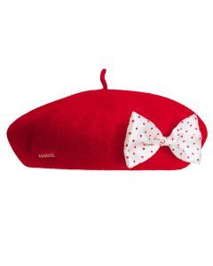 KANGOL Disney Anglobasque Beret 100% WOOL Limited Edition - Red - S