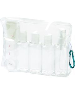 Lewis N. Clark TSA 3-1-1 Carry On Travel Bottles Toiletry Set Kit Liquids