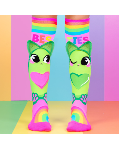 MADMIA Best Friend Love Knee High Socks (Kids & Adults) Ages 6-99