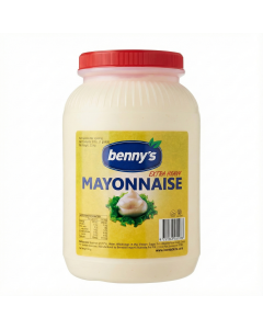 3.78 Litres Benny's Extra Heavy Mayonnaise Kosher/Halal Bulk (1 Gallon) - Product of USA