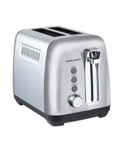 Morphy Richards 1150W Equip 2 Slice Toaster Silver MREK1B
