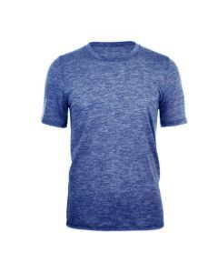 Merino Skins Mens Classic Crew Neck Thermal T-Shirt - French Navy (Short Sleeve Wool Base Layer/Undershirt)