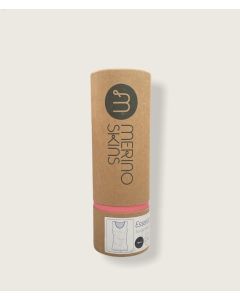 Merino Skins Womens Essential Skin Scoop Neck Tank Thermal Top - Black