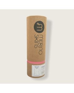 Merino Skins Womens Essential Skin Scoop Neck Tank Thermal Top - Natural