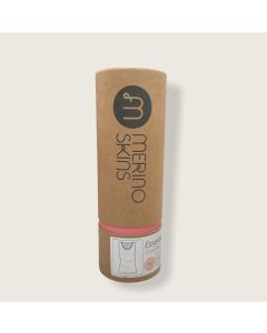 Merino Skins Womens Essential Skin Scoop Neck Tank Thermal Top - Skin