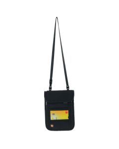 Milleni RFID Blocking Travel Neck Wallet Stash Passport Pouch Security - Black