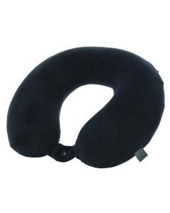 Milleni Memory Foam Comfort Ergonomic Air Travel Neck Pillow Neck Support Flight - Black