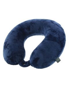 Milleni Memory Foam Comfort Ergonomic Air Travel Neck Pillow Neck Support Flight - Blue