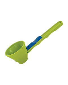 No Spill Protein Powder Scoop No Mess Fitness Workout Funnel Sliding Base Tool