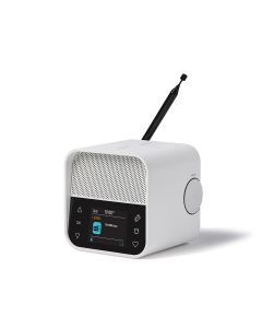 Lexon Oslo Dab & Fm Alarm Clock Radio / Bluetooth Speaker / Wireless Charger - White
