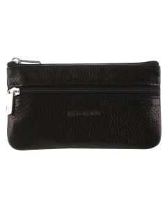 Pierre Cardin Ladies Womens Genuine Leather RFID Coin Purse Wallet - Black