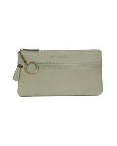 Pierre Cardin Ladies Women Genuine Soft Leather Italian Wallet Case - Green