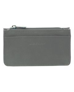 Pierre Cardin Womens Soft Italian Leather Coin Purse Holder Wallet - Sky Blue