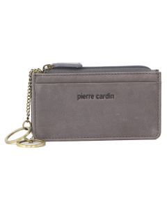 Pierre Cardin Womens Soft Italian Leather Coin Purse Holder Wallet - Teal