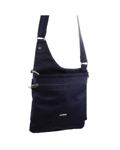 Pierre Cardin RFID Cross Body Bag Travel Anti-Theft Slash Proof Sling - Navy