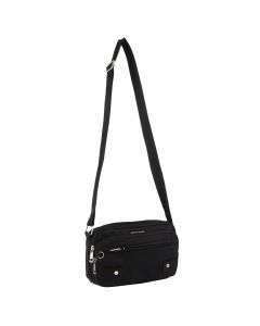 Pierre Cardin Casual Anti-Theft Cross Body Bag Slash Proof Bag RFID Blocking - Black