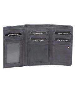 Pierre Cardin Womens Soft Italian Leather RFID Purse Wallet Rustic - Teal