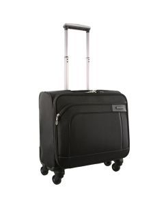 Pierre Cardin 4-Wheel Mobile Office/Cabin Case Travel Luggage Suitcase - Black