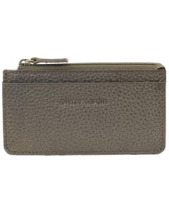 Pierre Cardin RFID Leather Coin Purse Wallet w/ Keyring in Bronze