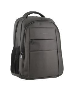 Pierre Cardin Mens Travel & Business Backpack with Built-in USB Port - Dark Grey