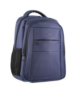 Pierre Cardin Mens Travel & Business Backpack with Built-in USB Port - Navy