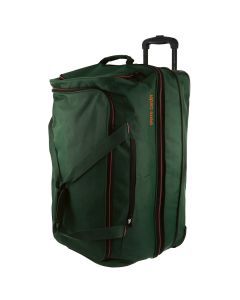 Pierre Cardin Trolley Bag Medium Soft Travel Luggage Wheeled Duffle 72cm - Green