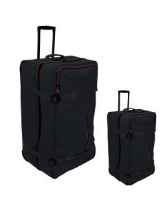 Set of 2 Pierre Cardin Water-Repellent Trolley Bags - Medium (72cm) & Large (82cm) - Expandable with TSA Lock