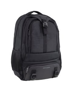 Pierre Cardin 32L Mens Nylon Computer/Business Backpack Bag - Black