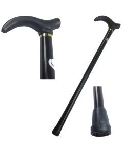 Silver Metal Walking Stick - Extendable & Adjustable Lightweight Travel Cane