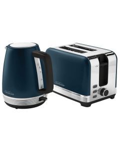 Sunbeam The Chic Collection Breakfast Pack Up Teal & Polished Stainless Steel - Blue - PUM3510BL