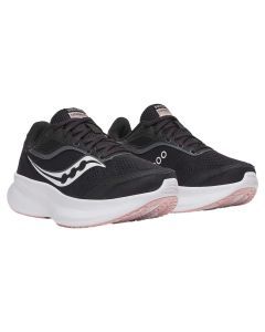 Saucony Womens Cohesion 18 Wide Running Shoes Sneakers Runners - Black/Cameo