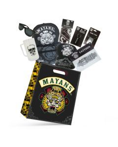 Mayans Boys Showbag w/ Backpack Tattoos Dog Tag Sunglasses Stein Mug Bandanna