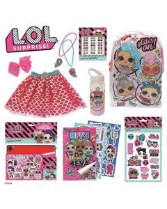 LOL Retail Showbag Backpack Necklace Skirt Earrings and More