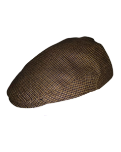 Scala Mens Flat Cap Driving Hat Newsboy Gatsby Ivy Cotton Vintage - Brown